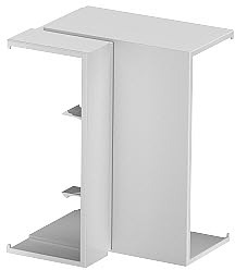 Inneneck SIGNA BASE 70x170 7035, PC /ABS, lichtgrau, RAL 7035