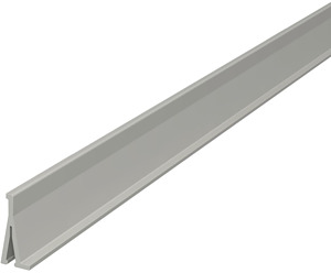 Trennwand halogenfrei 15x28x2000, P C/ABS, lichtgrau, RAL 7035