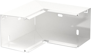 Inneneck f.80x80 f.LKM-Kanal aus Metall reinweiss