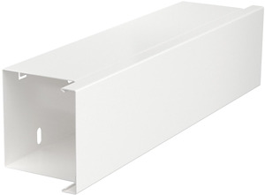 T-Stück mit Oberteil 80x80mm, St, F SK, reinweiß, RAL 9010