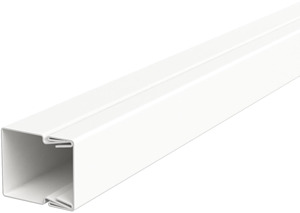 Leitungsführungskanal 20x20mm aus Metall reinweiss