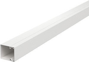 Leitungsführungskanal 40x40mm aus Metall reinweiss