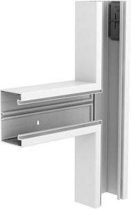 T-Stück 70x110mm Polyvinylchlorid reinweiss