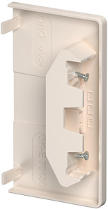 Endstück 70x130mm cremeweiss