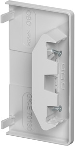 Endstück 70x130mm Polyvinylchlorid lichtgrau