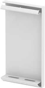Endstück 70x130mm reinweiss für t=70mm