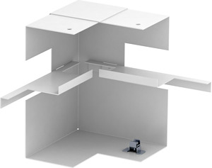Inneneck vereinfacht reinweiss asymmetrisch f. t=70mm