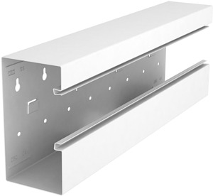 T-Stück asymmetrisch 90x170mm, St, reinweiß, RAL 9010