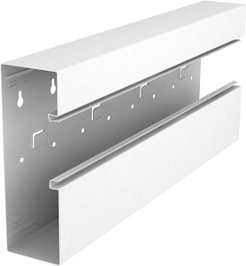 T-Stück asymmetrisch 70x210mm, St, reinweiß, RAL 9010