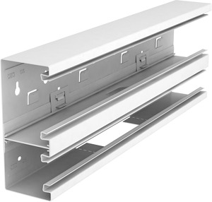 T-Stück asymmetrisch 70x170mm, St, reinweiß, RAL 9010