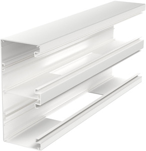 T-Stück 2-zügig 90x210mm, Alu, rein weiß, RAL 9010