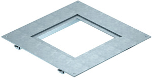 Montagedeckel UZD350 RKN4 383x383x26 Stahl bandverzinkt