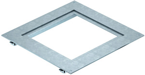 Montagedeckel UZD350 RKN9 383x383x26 Stahl bandverzinkt