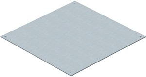 Blinddeckel 282x282mm für UZD250-2/3 Stahl FS