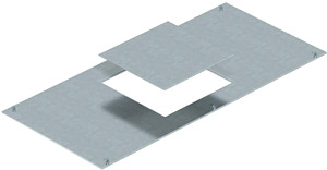Montagedeckel für Geräteein satz GES9 400x600x4