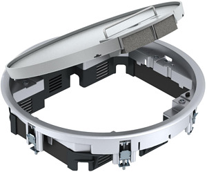 Alu-Geräteeinsatz 274x294mm GES rund für 7 Einsätze AIG