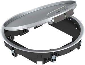 Alu-Geräteeinsatz 323x305mm GES rund für 9 Einsätze AIG