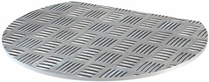 Einlegeplatte 293x246mm GES für GESRA9 Alu-Druckguss