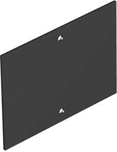 Abdeckplatte Blind 1/1 Länge