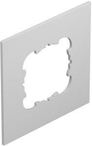Abdeckplatte 1-fach f. Telitank lichtgrau Schmalseite