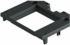 Abdeckplatte für UT3 und UT4, 1 Mod ul45 61x76x4, PA, graphitschwarz, RAL 90