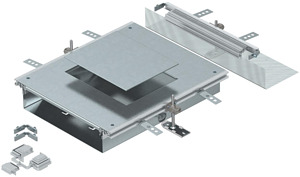 Anbaueinheit h=100mm bandverzinkt