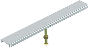 Deckelstossunterstützung 400mm OKA-W Kanalhöhe 40+30mm Stahl FS