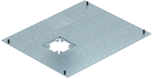 Montagedeckel 500x400mm bandverzinkt für Telitank