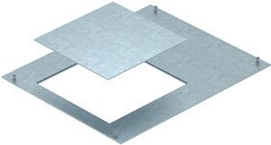 Montagedeckel 500x400mm für Geräteeinbausatz Gr.9