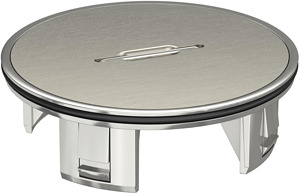 Tubus mit Deckelplatte, mit Griff