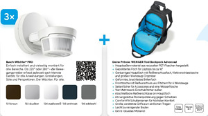 Aktionszugabe WENGER Tool Backpack Adv. Busch-Jaeger-Edition