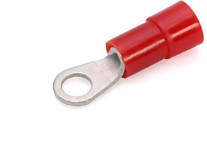 Ringkabelschuhe isoliert 0,5-1,5qmm M3,5 rot VE=100