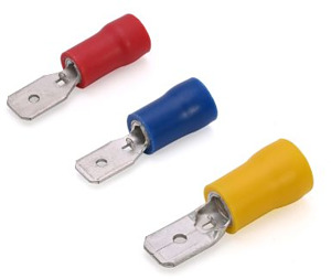 Flachstecker isoliert 0,5-1,5qmm 4,8x0,8mm rot VE=100