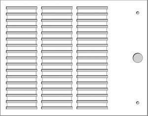 Aderkennzeichnung für Tüllen MG-TPMF 42096B (4X30 WEISS)