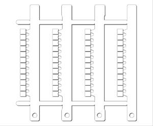 Klemmenkennzeichnung MG-CPM-15 42908 (5X5 WEISS)