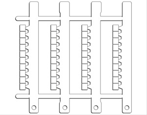 Kennzeichnungsschilder MG-CPM-15 42909 (6X5 WEISS)