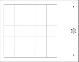 Selbstklebende Bezeichnungsträger MG-TAA 49398N (21X21 WEISS)