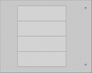 Selbstklebendes Typenschild MG-VRT-A 88708GY (25X80 GRAU)