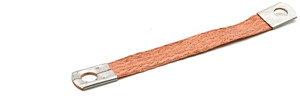 Flexible Kupferbänder unverzinnt 10 qmm Länge: 150 mm M8