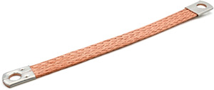 Flexible Kupferbänder unverzinnt 10 qmm Länge: 200 mm M8