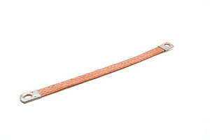 Flexible Kupferbänder unverzinnt 10 qmm Länge: 250 mm M8