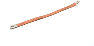 Flexible Kupferbänder unverzinnt 16 qmm Länge: 660 mm M8