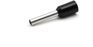 Isolierte Aderendhülse DIN 1,5qmm DIN 46228-4 schwarz