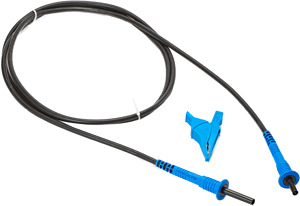 Vereinfachte HV-GUARD-Messleitungen mit Krokodilklemme (blau)