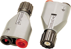 2 St. Adapter BNC-Stecker/ 4mm-Stecker