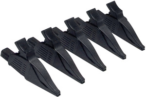 5 Krokodilklemmen verriegelbar