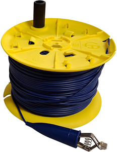 Trommel mit 150m Messleitung blau
