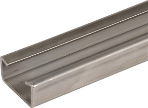 Ankerschiene NIRO L 3000mm für Schirmanschlussklemmen