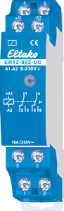 Steuerrelais 2xWechsler 16A 1TE elektronisch 12-230VUC 2000W
