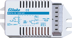 Stromstossschalter 1S/10A für Leuchteneinbau 12-24V 500W